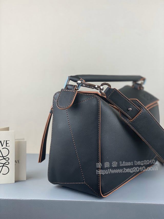 LOEWE2020年春款包包 羅意威中號Low PUZZLE拼接手提斜挎包 10179  tcl1304